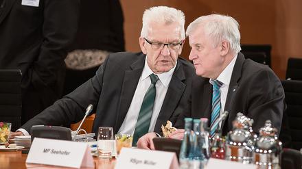 Winfried Kretschmann und Horst Seehofer.