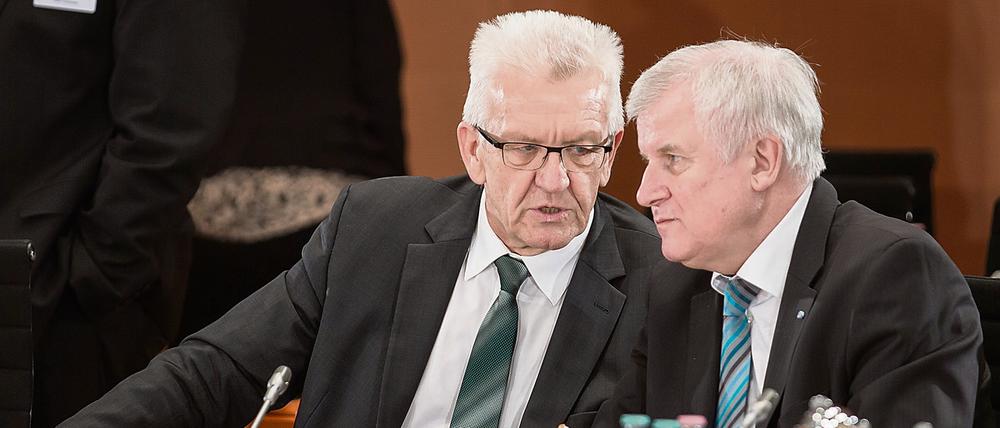 Winfried Kretschmann und Horst Seehofer.