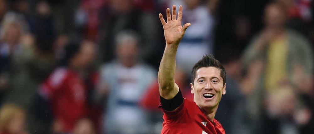 Robert Lewandowski könnte der erste Spieler seit Dieter Müller 1970, der mehr als 30 Tore in einer Saison schießt.