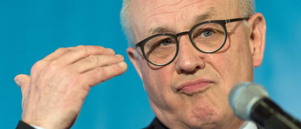 Wäre lieber wieder mit kleinem Partner an der Macht: Unions-Fraktionschef Volker Kauder (CDU).