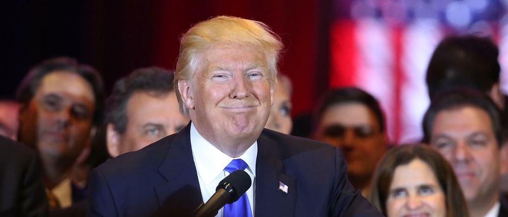 Donald Trump obenauf: Die Republikaner gehen auf ihn zu.