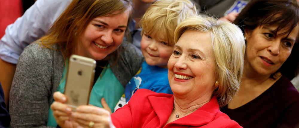 Hillary Clinton im Wahlkampf in Kentucky.