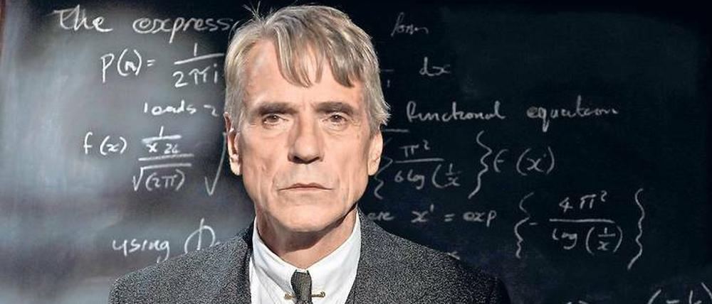 Jeremy Irons als Mathematikprofessor.