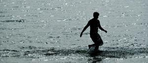 Badewetter in Berlin. 