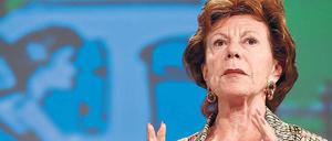 Die frühere Wettbewerbskomssarin Neelie Kroes wechselt zum Taxi-Dienst Uber.