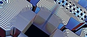 Blick in die Zukunft. So könnte der Schaltkreis eines Quantencomputers aussehen. Tatsächlich sind die neuartigen Rechner noch nicht einsatzfähig. Das dürfte noch einige Jahre dauern.