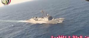 Militärschiffe sind auf der Suche nach dem Wrack der Egyptair-Maschine.