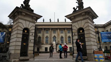 Die Humboldt-Universität in Berlin. 