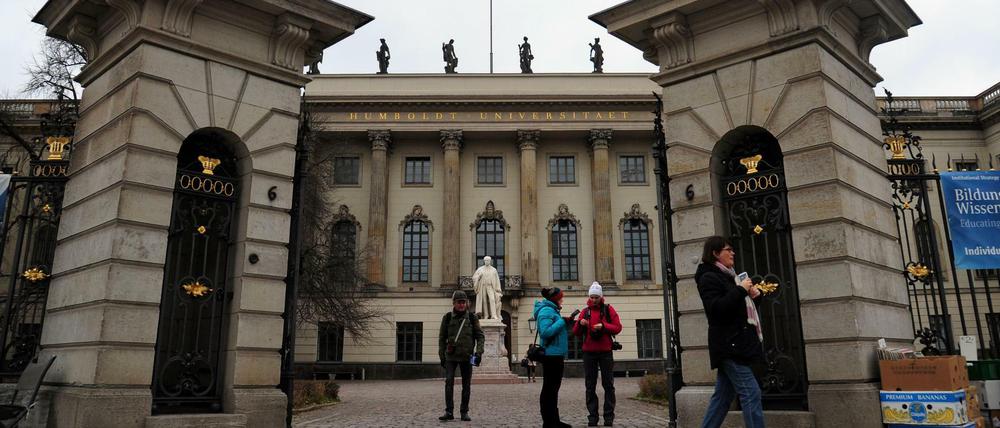 Die Humboldt-Universität in Berlin. 