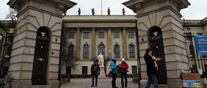 Die Humboldt-Universität in Berlin. 