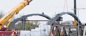 Die Freybrücke über die Havel wurde neu gebaut.