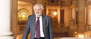 Sein Revier. Vize-Generalstaatsanwalt Manfred Schweitzer im Kammergericht, wo auch die Generalstaatsanwaltschaft sitzt. Seit 1979 war er für die Anklagebehörde tätig. 
