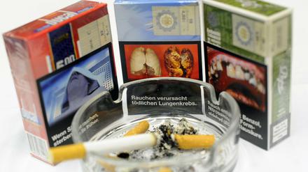 Schockbilder sollen die Lust am Rauchen nehmen.