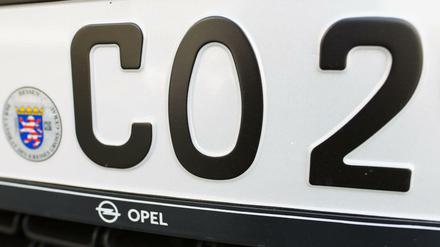 Ein symbolträchtiges Autokennzeichen. 