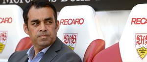 Stuttgarts Sportdirektor Robin Dutt steht vor einer ungewissen Zukunft.