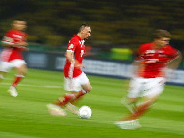 Einer der Antreiber der Bayern: Franck Ribery.