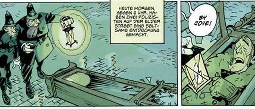 In der Tradition von Sir Arthur Conan Doyle: Eine Seite aus dem besprochenen Band.