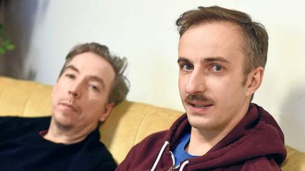 „Fest &amp; Flauschig“: Olli Schulz (links) und Jan Böhmermann. 