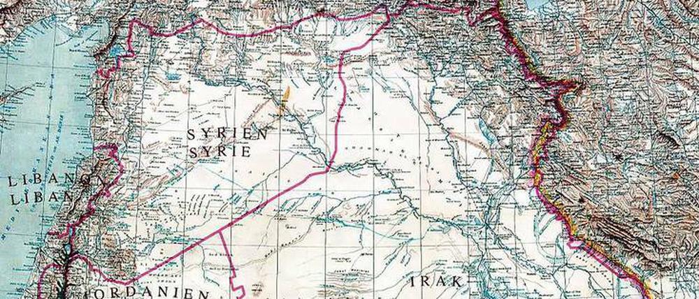 Teile und herrsche. Nördlich der Sykes-Picot-Linie war das Einflussgebiet der Franzosen, südlich das der Briten.