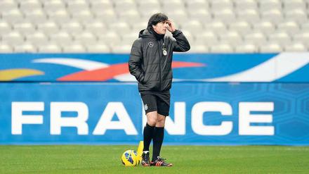 Jetzt geht’s los! Joachim Löw, Trainer des Weltmeisters, der auch Europameister werden will.