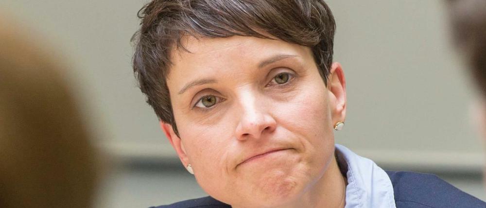 Die Chefin der AfD, Frauke Petry.