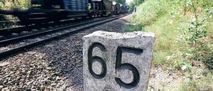 Kilometer 65,0. In der Nähe von Walbrzych soll der Goldzug versteckt sein.