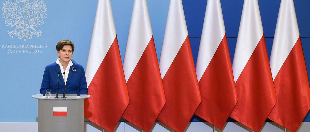 Beata Szydlo, Polen Regierungschefin.