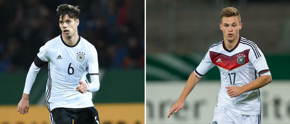 Julian Weigl (l.) und Joshua Kimmich sind als Konkurrenten um einen Platz im EM-Aufgebot nominiert.
