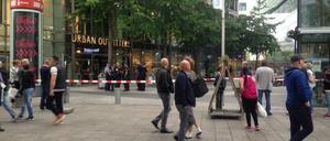 Was ist denn hier los? Sperrung in der City West.