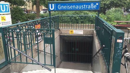Abgesperrt. Der Bahnhof am Mittwoch gegen 18 Uhr.
