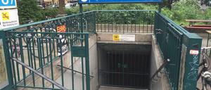 Abgesperrt. Der Bahnhof am Mittwoch gegen 18 Uhr.