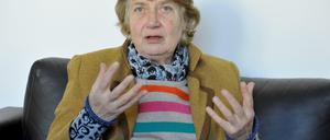 Barbara John, ehemalige Ausländerbeauftragte des Berliner Senats (CDU) und Voritzende des Paritätischen Wohlfahrtsverbandes in Berlin Kreuzberg im Januar 2016.