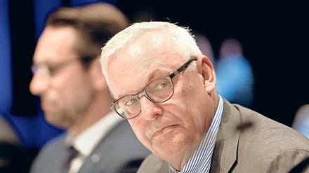 Warum so grimmig, alter und neuer Präsident? Werner Gegenbauer.