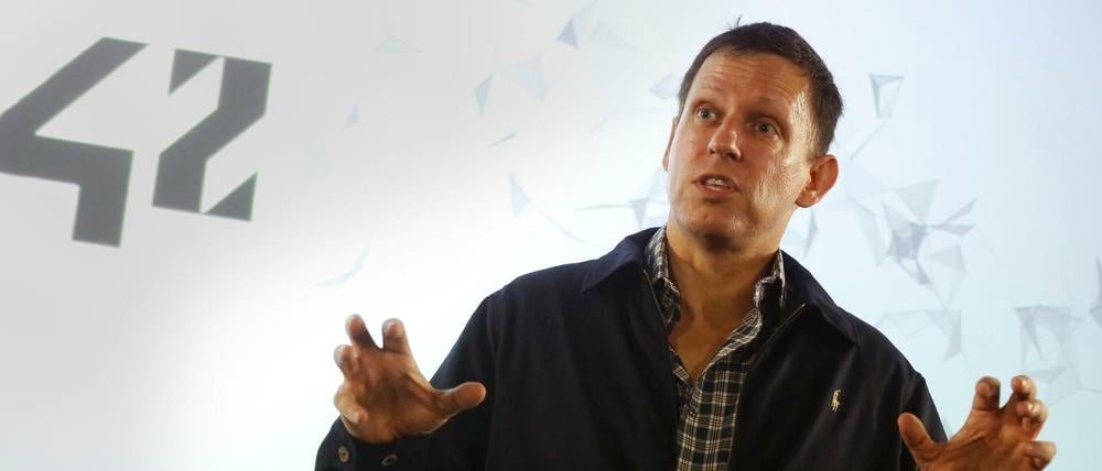 Peter Thiel, Milliardär und Mitbegründer von PayPal.