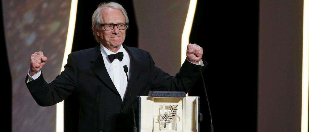 Ken Loach mit der Palme d'Or 