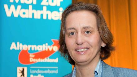 Eine Alternative auch für Homosexuelle? In Berlins LGBT-Szene haben 30 Einrichtungen eine Kampagne gegen die AfD und die NPD gestartet. Das Foto zeigt die Berliner AfD-Politikerin Beatrice von Storch.