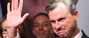 Der unterlegene Kandidat. Norbert Hofer von der FPÖ. 