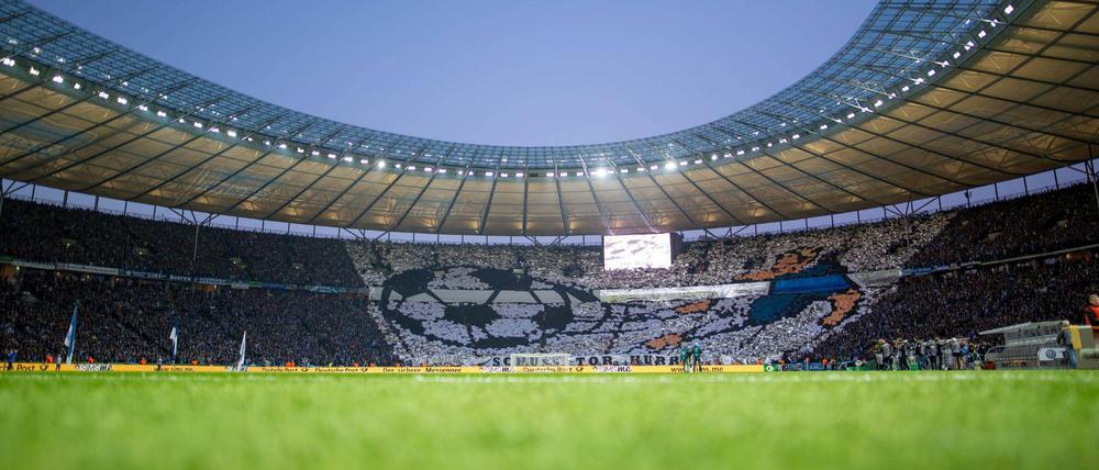 Herthas Heimat seit vielen Jahrzehnten: das Olympiastadion.