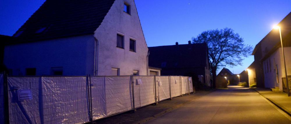 Das Wohnhaus des beschuldigten Ehepaares in Höxter-Bosseborn (Nordrhein-Westfalen).