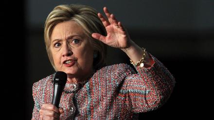 Hillary Clinton, Präsidentschaftsbewerberin der Demokraten.