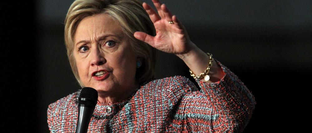 Hillary Clinton, Präsidentschaftsbewerberin der Demokraten.