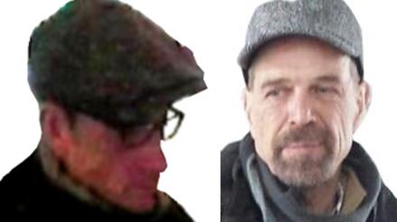 Die Kombo aus zwei stark bearbeiteten Handout-Fotos der Staatsanwaltschaft Verden soll möglicherweise zwei ehemalige Mitglieder der Rote Armee Fraktion (RAF), Burkhard Garweg (l) und Ernst-Volker-Staub zeigen. 