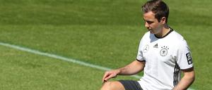 Ausgebremst. Mario Götze will bei der EM glänzen und beim FC Bayern bleiben. 