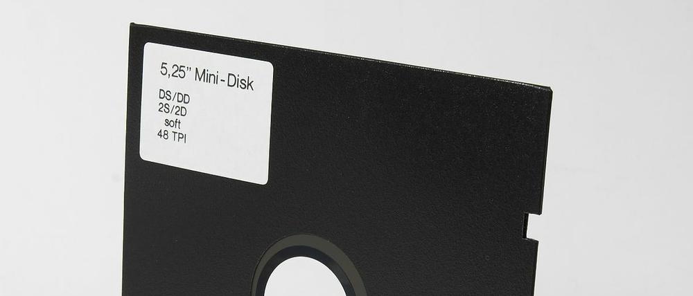 Eine Diskette.