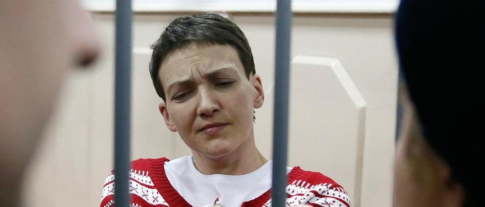 Die ukrainische Kampfpilotin Nadija Sawtschenko.