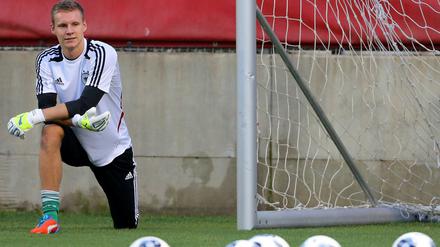 Bald auch bei den Großen. 2003 war Bernd Leno Torwart der U-21-Fußball-Nationalmannschaft.