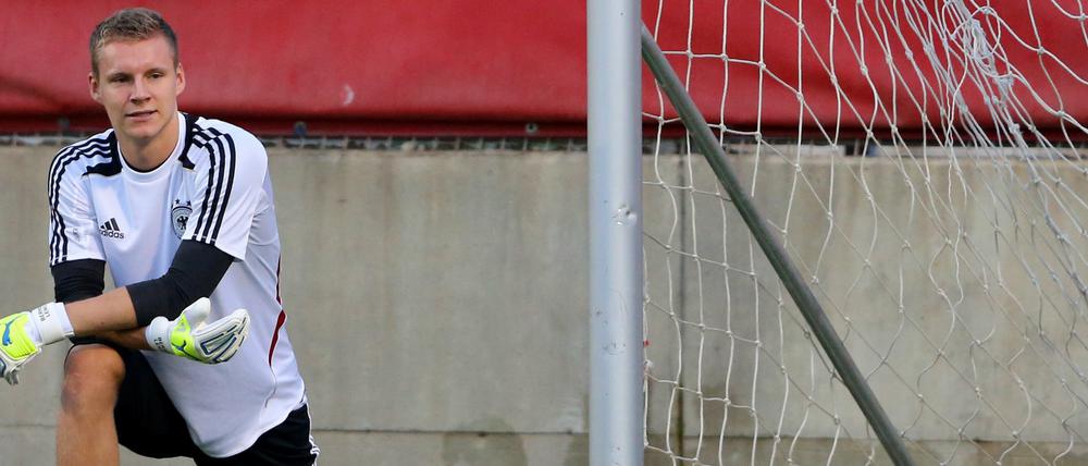 Bald auch bei den Großen. 2003 war Bernd Leno Torwart der U-21-Fußball-Nationalmannschaft.