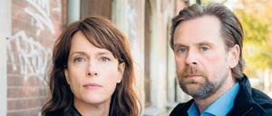 Schwierige Annäherung. Hauptkommissarin Doreen Brasch (Claudia Michelsen) und ihr neuer Kollege, Hauptkommissar Dirk Köhler (Matthias Matschke).