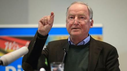 Alexander Gauland, Sprecher der Alternative für Deutschland in Brandenburg.