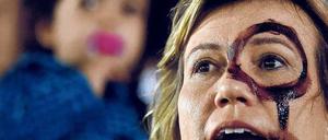 Vor allem Frauen gingen in Rio de Janeiro auf die Straße, um gegen sexuelle Gewalt zu demonstrieren. 